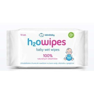 H2Owipes Chusteczki nawilżane dla dzieci i niemowląt 72 szt.