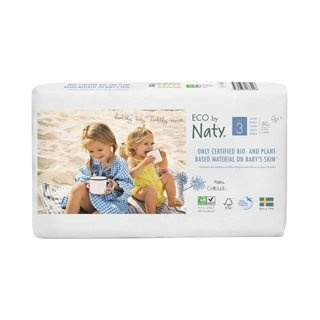 Ekologiczne pieluchy jednorazowe Eco by Naty 3 4-9 kg 50 szt.