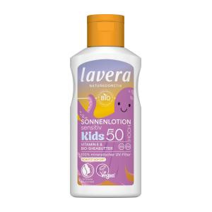 Lavera Mleczko przeciwsłoneczne dla dzieci Sensitiv SPF 50 z witaminą E i bio - masłem shea