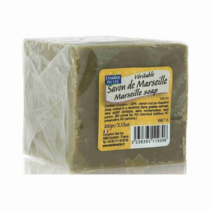 Oryginalne mydło marsylskie w kostce zielone Etamine du Lys Retro 300 g