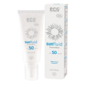 Eco Cosmetics Sensitive Naturalny fluid na słońce dla skóry bardzo wrażliwej SPF50 