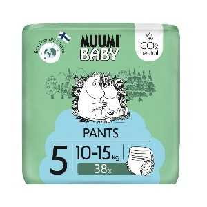 Muumi Moomin Baby 5 Pieluchomajtki antyalergiczne jednorazowe 10-15 kg 38 szt.