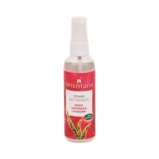 Orientana Tonik do twarzy róża japońska i pandan 100 ml