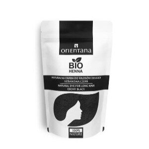 Orientana Bio henna hebanowa czerń 100 g