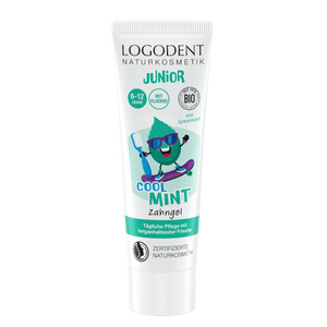 Logodent Junior Żel do zębów z fluorem dla dzieci 6-12 lat Cool Mint