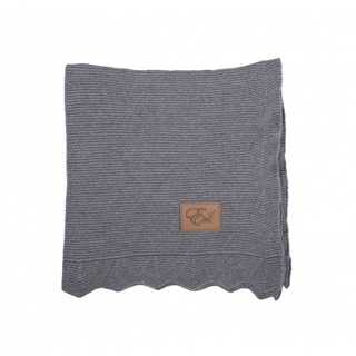 Effii Kocyk kaszmirowy grafitowy 80x100