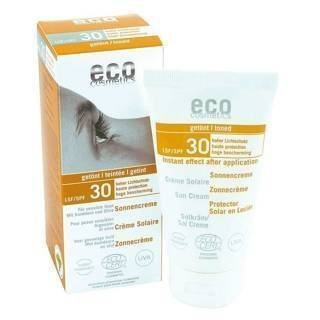 Ekologiczny krem na słońce tonowany SPF30 Eco Cosmetics 75 ml