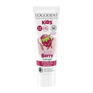 Logodent Kids Żel do zębów bez fluoru dla dzieci 0-6 lat Happy Berry