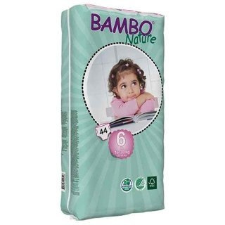 Bambo Nature 6 Ekologiczne pieluchy jednorazowe dla dzieci 16-30 kg 44 szt.