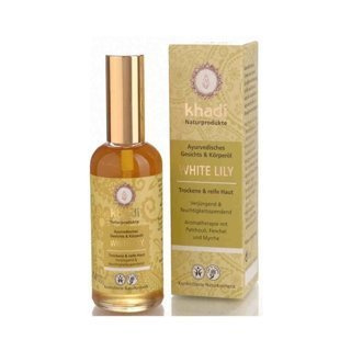 Khadi Ajurwedyjski olejek do twarzy i ciała z białą lilią 100 ml