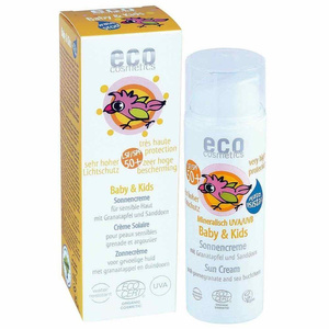 Ekologiczny krem na słońce dla dzieci i niemowląt SPF50+ Eco Cosmetics 50 ml