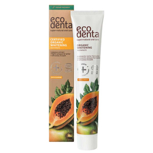 Ecodenta Papaya Organiczna pasta wybielająca do zębów 75ml