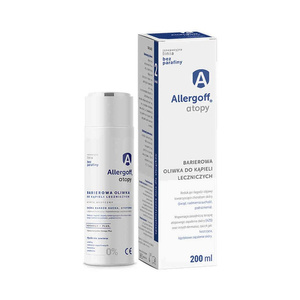 Allergoff Atopy Barierowa oliwka do kąpieli leczniczych 200 ml