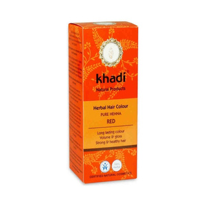 Khadi Henna farba roślinna do włosów czerwona (ruda) 100 g