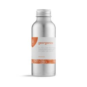 Georganics Naturalny olej do płukania jamy ustnej bez fluoru Sweet Orange 100 ml