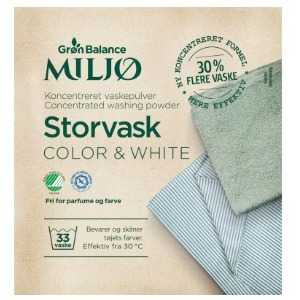 Gron Balance Hipoalergiczny proszek do prania tkanin białych i kolorowych bezzapachowy 1,8 kg