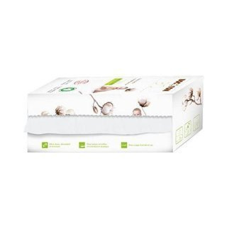 Bocoton Ręczniczki higieniczne bawełniane suche dla dzieci i niemowląt 50 szt.