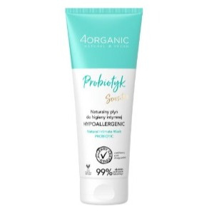 Probiotyczny płyn naturalny do higieny intymnej 4Organic Probiotyk Sensitiv