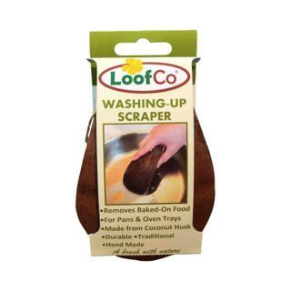 LoofCo Skrobak do zmywania kokosowy
