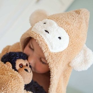 Cuddledry Dziecięcy ręcznik małpka