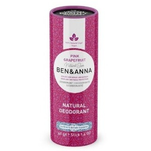 BEN and ANNA Naturalny dezodorant w sztyfcie pink grapefruit kartonowy