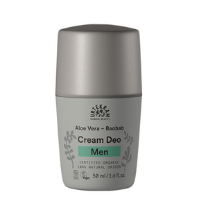 Urtekram Kremowy dezodorant roll-on dla mężczyzn aloes + baobab