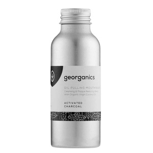 Georganics Olej do płukania ust Activated Charcoal 100 ml