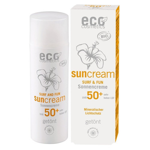 Eco Cosmetics Surf and Fun Krem na słońce dla skóry wrażliwej SPF50+