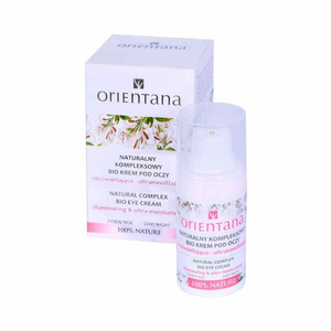 Orientana Naturalny bio krem pod oczy rozświetlająco-nawilżający 15ml