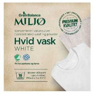 Gron Balance Hipoalergiczny proszek do prania białych ubrań bezzapachowy 785 g