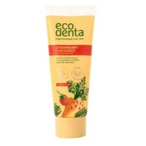 Ecodenta pasta dla dzieci bez fluoru poziomkowa