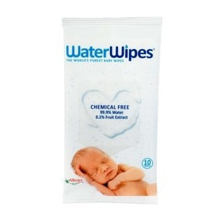 WaterWipes Bezzapachowe chusteczki nawilżane czystą wodą 10 szt.