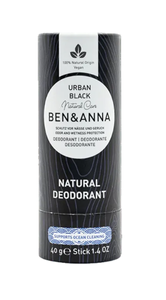 Naturalny dezodorant w sztyfcie kartonowym Urban Black Ben&Anna