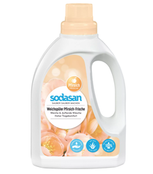 Sodasan Płyn do płukania tkanin o zapachu brzoskiwini 750ml