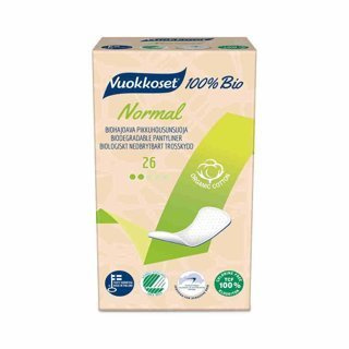 Vuokkoset BIO Wkładki higieniczne normal 26 szt.