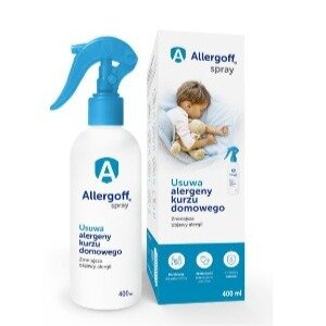Allergoff Spray na roztocza neutralizator alergenów kurzu domowego 400 ml
