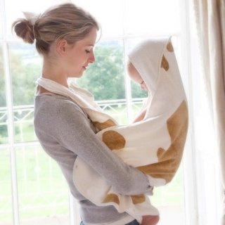 Cuddledry Baby Ręcznik dla dzieci krowie łatki