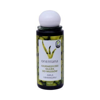 Orientana Ajurwedyjski olejek do włosów amla i bhringraj 105 ml