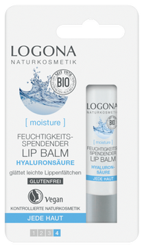 Balsam do ust nawilżający z kwasem hialuronowym Logona