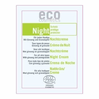 Eco Cosmetics Krem odżywczy do twarzy na noc 2 ml
