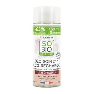 SO'BiO étic Dezodorant w kulce z oślim mlekiem, opak. uzup.