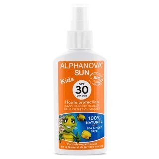Alphanova Sun Bio Kids Spray przeciwsłoneczny SPF30 125 g