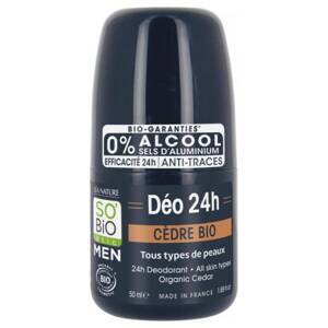 SO'BiO étic Men Dezodorant Roll-on Cedr