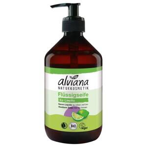 alviana Naturkosmetik Naturalne mydło w płynie z bio - limonką